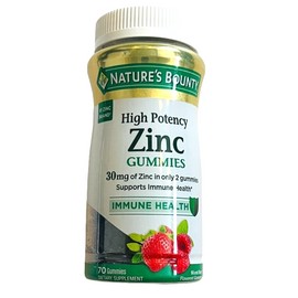 Nature’s Bounty Nature's Bounty Zinc Gummies 30mg 70 Mixed Berry Flavored Gummies - EX 07/25