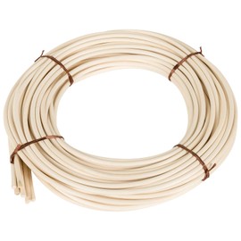 Natural Rattan Spline 500g/Roll 5mm Round Ratan Roll Repair Rod for Wicker Chair Wicker Basket and Craft Projects