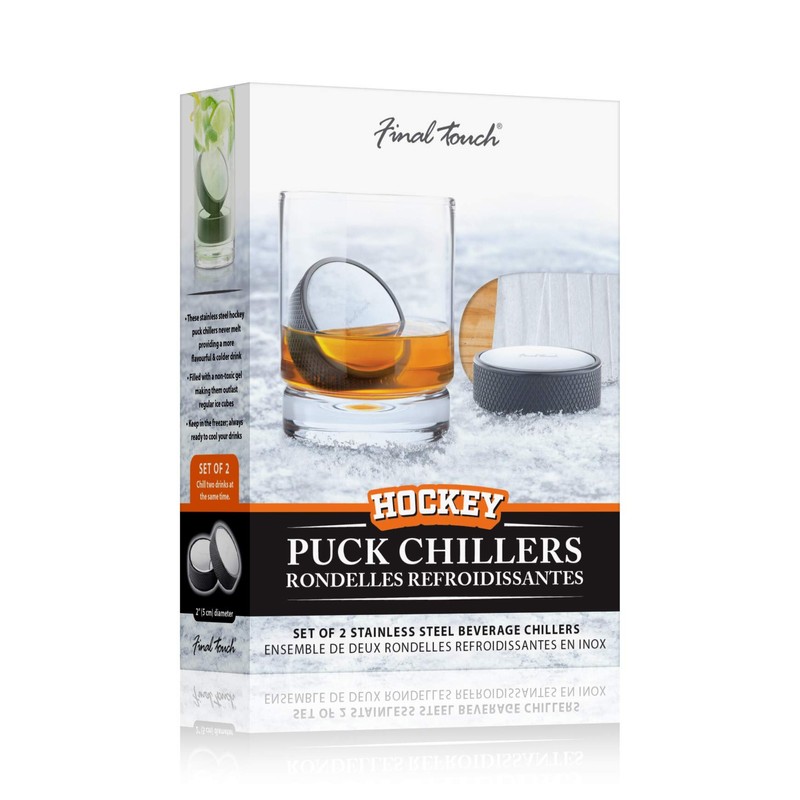 Final Touch Hockey Chilling Pucks - Set of 2 (FTC383)
