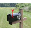 Decorative Metal Chicken Mailbox Replacement Flag, Flag Mounting Hardware Not