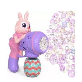 Best Joy 2Pcs Kid's Bubble Gun Bubble Machine Automatic Blower Bunny Toy Party