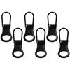 Ouligay 6pcs Replacement Zipper Pull Detachable Zipper Pull Tabs Metal