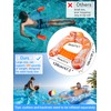 Pool Float Chair with Handle - 2pcs Inflatable Pool Chair