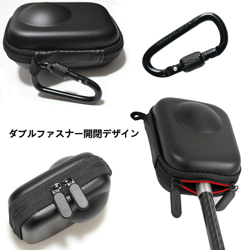 DGSHUIJIE Protective Case for DJI Osmo 360 with Carabiner, Waterproof,