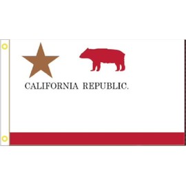 2X3 CALIFORNIA BEAR REPUBLIC 1846 FLAG House Banner Grommets Polyester 100D