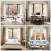 Antique White Curtain Rod, Decorative Heavy Duty Curtain Rods for