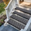 Aucuda 6pcs 8.5" x 30" Stair Treads Outdoor for Elders