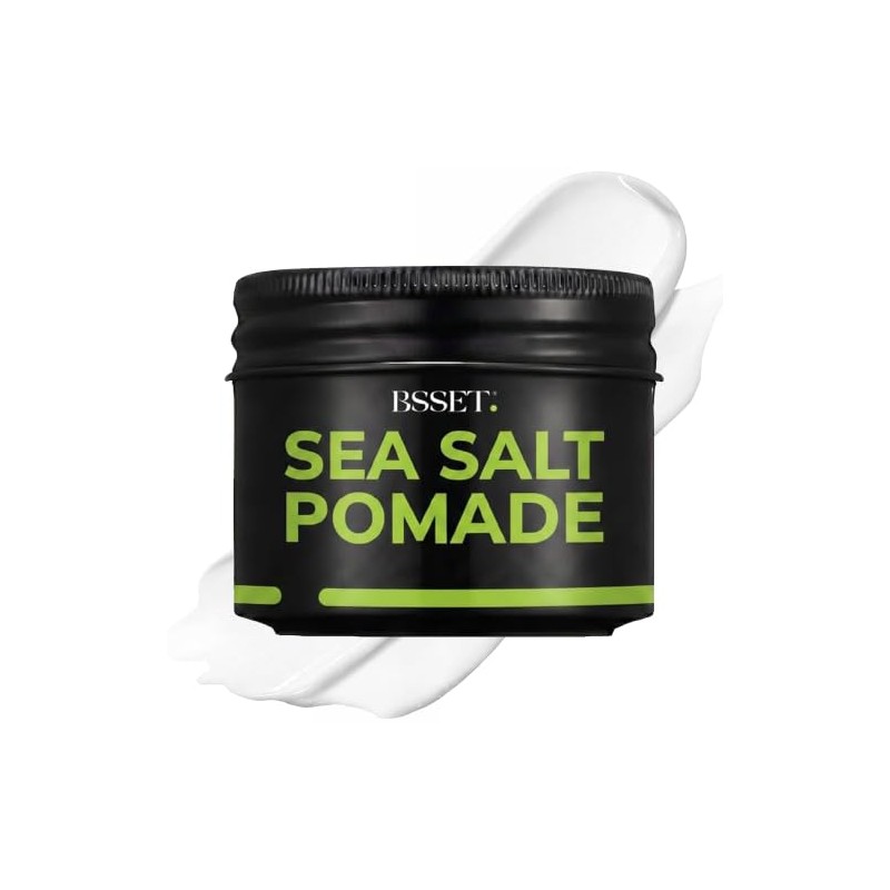 BSSET Sea Salt Pomade 100ml - Strong Hold and Matte