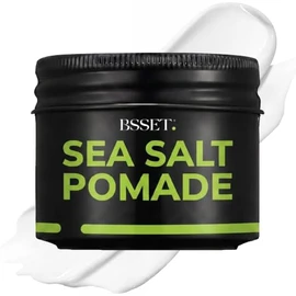 BSSET Sea Salt Pomade 100ml - Strong Hold and Matte Finish for Thickening and Sculpting Hair