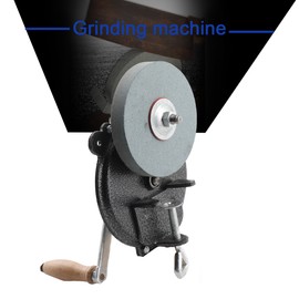 Hand-cranking Grinding Machine Kitchen Small Knife Sharpener Tool 6 Inches