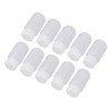10Pcs Reagent Bottle Plastic Wide Mouth Lab Liquid Sample Seal