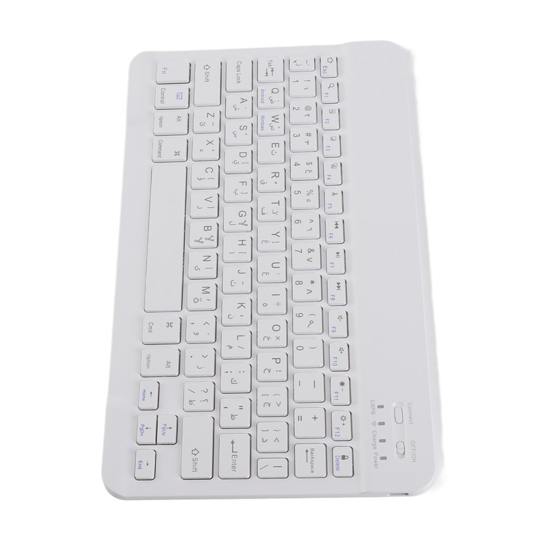 Keyboard 10 Inch UltraThin Wireless for Bluetooth Intelligent Computer Supplies(Arabic