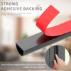 Weather Stripping Door Seal Strip, D Shape Door Weather Stripping,Self-Adhesive