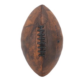 Jenngaoo Rugby Ball, Size 9 American Football, PU Rugby Ball, Comfortable Grip Vintage Design Sports Football for Training and Gameplay