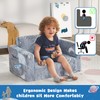 Toddler Chair Comfy,2-in-1 Soft Toddler Couch Fold Out for Kids,Convertible