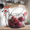 TAIANLE.Chicken Wire Egg Basket for Gathering Fresh Eggs Collecting Basket