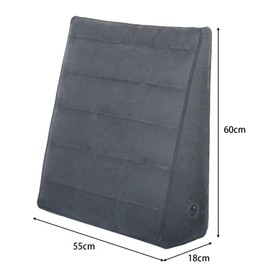 Fenteer Inflatable Wedge Pillow for Travel, Inflatable Wedge Pillow, Leg Support Pillow for Sleeping, Travel, Car, Office, Home