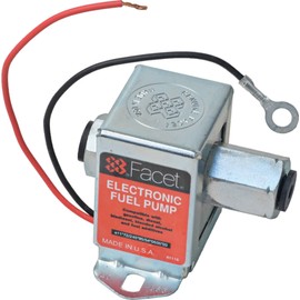 Facet-Purolator Solid State Fuel Pump 12V, 1.5-2.5Psi, 12" / 30.48Cm Min Dry Lift, 17 GPH