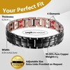 Feraco Copper Bracelet for Men,99.99% Solid Copper Magnetic Therapy Bracelets