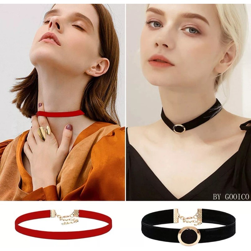 THE9SHOP 12 Collar De Gargantilla Ribbon Choker Necklace Para Mujer