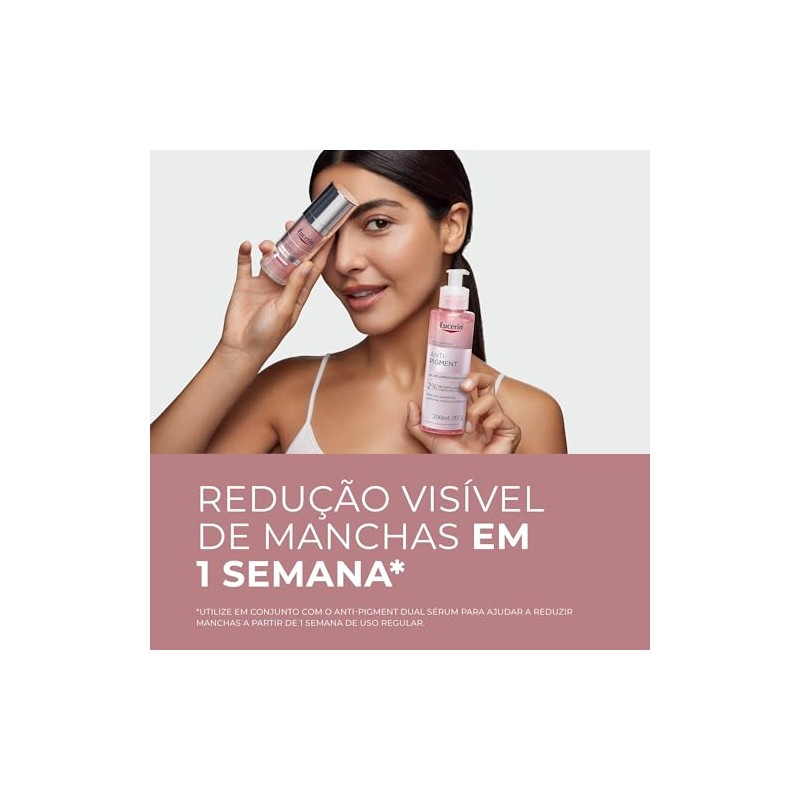 Eucerin Anti-Pigment Gel Limpiador Facial 200ml Exfoliante Gentil Anti Manchas.