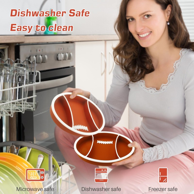 Baby Suction Plate, Silicone Toddler Plate for Kids Baby Weaning