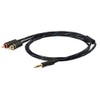 Black Connect Jack / RCA MKII 3.5 mm, 1.50 m