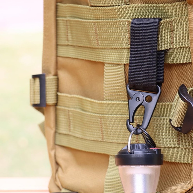WeddHuis Pack of 2 Tactical Key Chain, Belt Clip, Belt