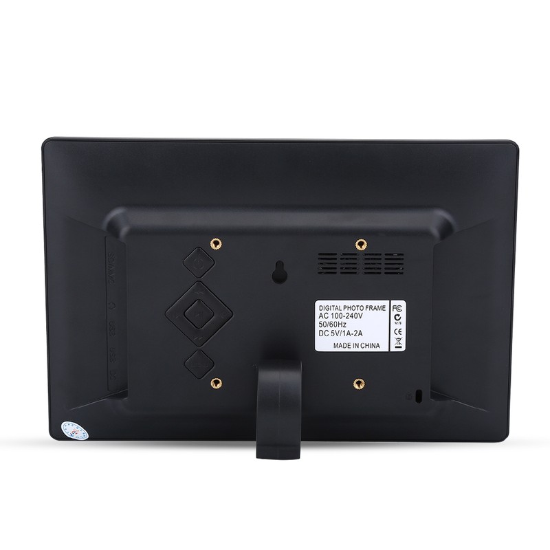 10" HD Screen Digital Photo Frame Alarm Clock MP3/4 Movie