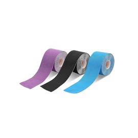3 Rolls Elastic Kinesiology Tape,Sport Trainers Waterproof Physio Sports Tape,Trainers Waterproof Physio Sports Tape for Shoulder Muscle Ankle
