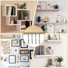 cersaty Pack of 10 Invisible Shelf Brackets, 130 mm Concealed