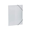 HERMA Elastic Folder Translucent in White, A4, Sturdy Plastic, with