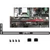 upHere Gl05 Black Gpu Holder Stand Mount Bracket For Pc
