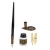 Feather Pen Set Durable Creativity Easy Writing Stationery Gift Box