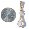 Scepter Quartz Crystal 14K GF Pendant