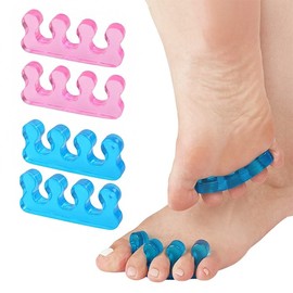 Foot Comfort Toe Separator & Corrector (2 Colors) Blue (One Pair) 8ea