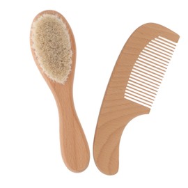 Vaguelly 4sets Bath Brush Soft Bristles and Comb for Gentle Scalp Cleaning for Newborns and Toddlers Lightweight and Hair Care Tools