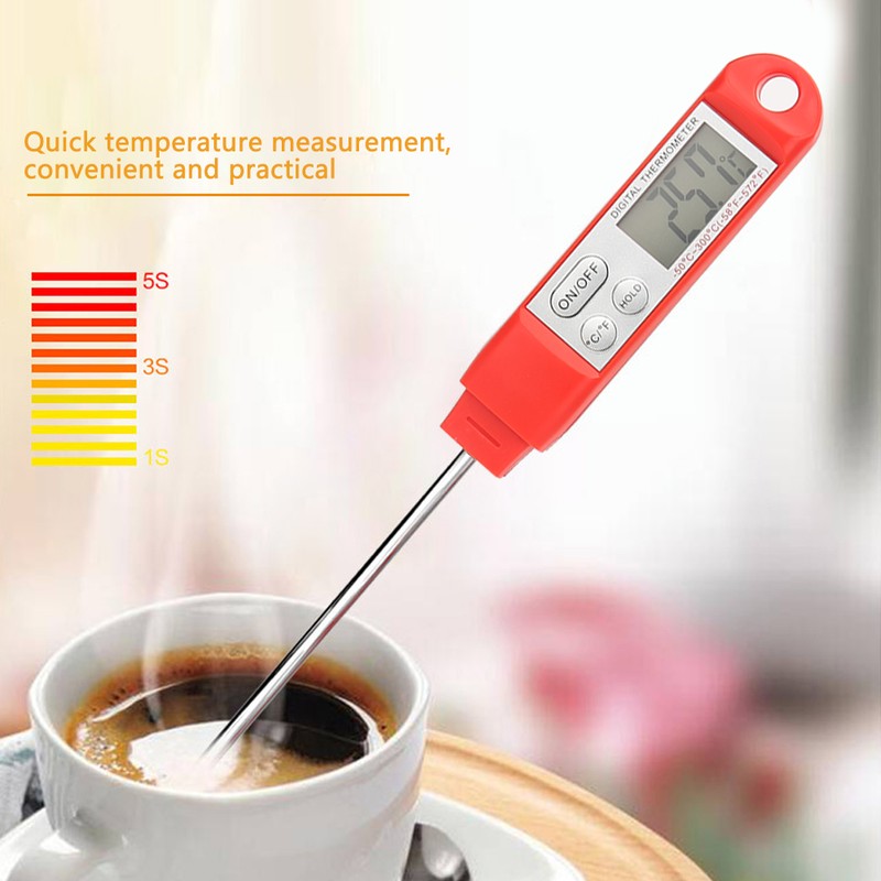 Probe Type Digital Food Thermometer Portable BBQ Barbecue Temperature Meter