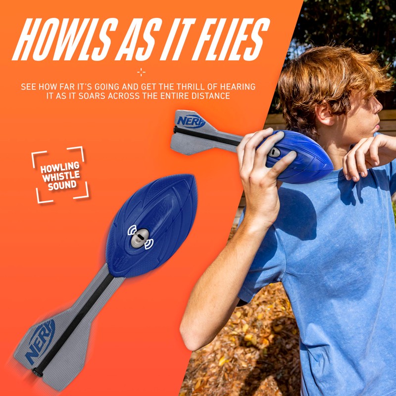 Nerf Vortex Aero Howler Foam Ball - Classic Long-Distance Football
