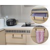 ds. distinctive style Kitchen Towel Holder Over Cabinet Door Towel