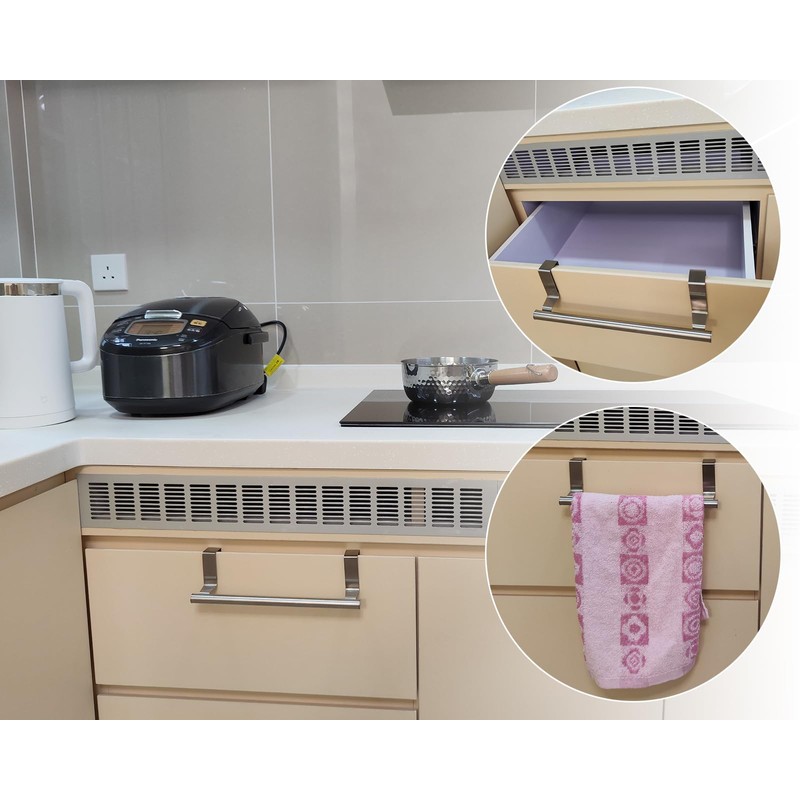 ds. distinctive style Kitchen Towel Holder Over Cabinet Door Towel