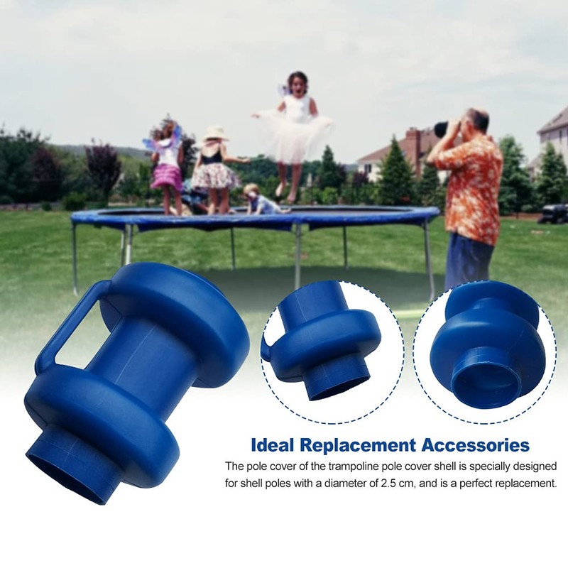Kisbeibi 8pcs Trampoline End Caps, Dia 25mm Trampoline Enclosure Pole