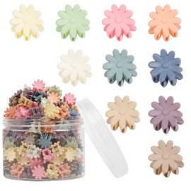 150Pcs Mini Daisy Flower Hair Clips for Women Cute Small Hair Clip Colorful Baby Hair Clips Mini Claw Clips Toddler Hair Accessories for Girls