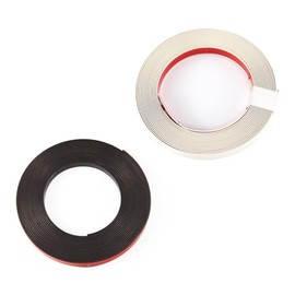 NeatiEase Window Screen Accessories, 6 m Magnetic Tape, 3 m Plastic Strips (White)