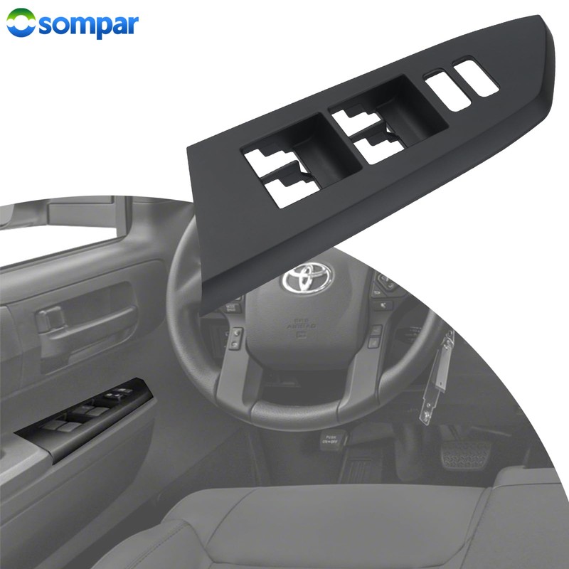 Osompar Door Master Power Window Switch Bezel Trim Driver Left