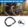 BULLSPANN Bicycle Chain Lock Anti-Theft Bike Bicycle Key Cable Lock