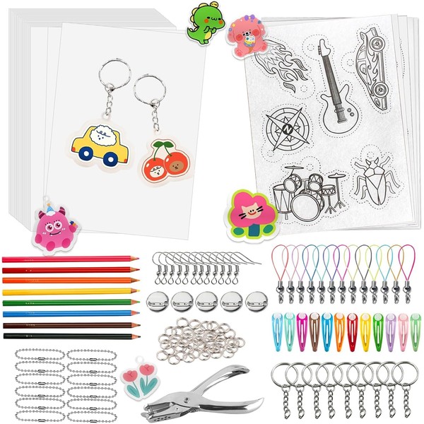 Altdeovk Shrink Film Set Key Ring, A5 Shrink Film for