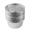 PLASTICPRO 3.5'' Inch Round Ramekins Muffin Cups Tin Foil Cupcake