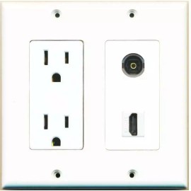Wallplate City 1 Port Toslink-Optica