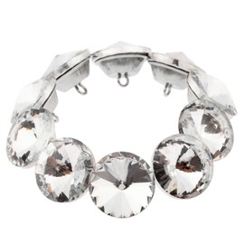 Mgoodoo 20pcs Diamond Crystal Upholstery Sofa Headboard Sew Buttons Wall Decor 30mm Dia